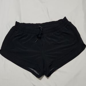 lululemon athletica Black Women's Running Shorts with Drawstring